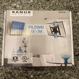 SANUS TILTING 13"-30" TV WALL MOUNT AST16-B1 (E10014507) - Picture 1 of 4
