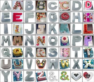 Alphabetform Kuchendose - A bis Z alle Buchstaben Kuchenformen Pfanne - zwei Größen - Bild 1 von 60