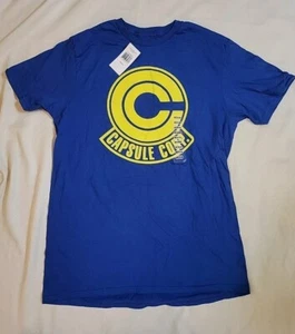 Dragon Ball z t shirt Capsule Corp. blue medium NEW - Picture 1 of 2