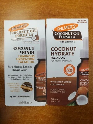 Paquete de 2: aceite facial de fórmula de hidratación de aceite de coco Palmers 1 oz. ea. (2387 R6P4) Foto 1 de 4