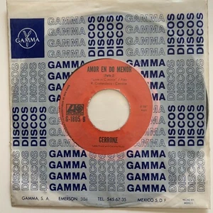 CERRONE -AMOR EN DO MENOR- PART 1 & 2 MEXICAN 7" SINGLE CS  WOL DISCO - Picture 1 of 3