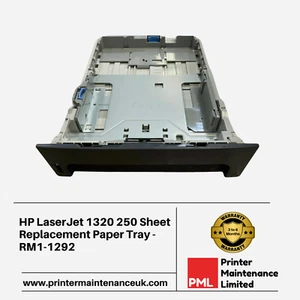 Bac à papier de remplacement 250 feuilles HP LaserJet 1320 - RM1-1292 - Photo 1/2