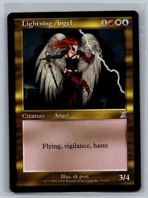 Magic The Gathering Time Spiral Timeshifted Lightning Angel #94/121 MTG TCG CCG - Image 1 of 2