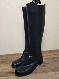 Stivali da donna COLE HAAN al ginocchio in pelle nera D38298 taglia US 7 B - Foto 1 di 23