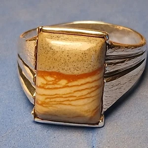 OWYHEE PICTURE JASPER STERLING SILVER - Picture 1 of 7