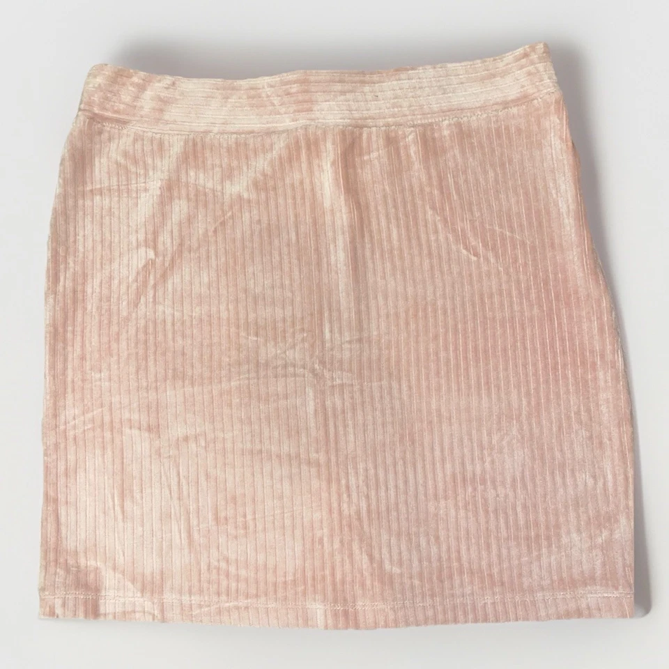 Minifalda Rosa Algodón Caramelo Ballet Núcleo L Suave Elástica Bodycon Falda Salir Foto 1 de 4