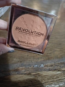 HB1- Makeup Revolution Bake & Blot Setting Powder - Peach - Picture 1 of 2