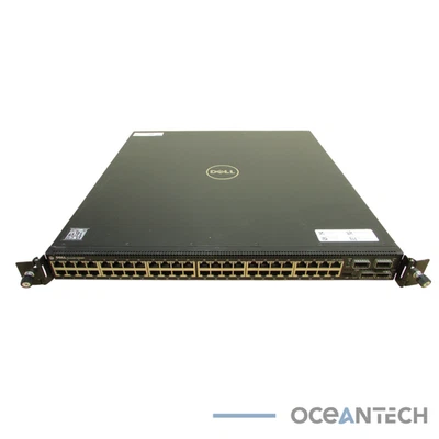 Conmutador Dell Networking Force 10 S4820T 48P 10GbE 4P QSFP+ con rieles listos Foto 1 de 4