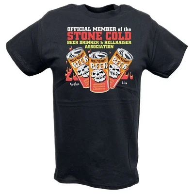 Stone Cold Steve Austin Beer Drinker Official Member T-shirt - Image 1 of 4