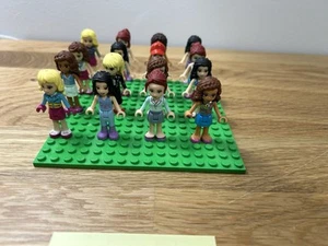 16x Authentic LEGO Minifigure Lot of 16 Friend Figures MiniDolls Lot #1 Friends - Picture 1 of 5