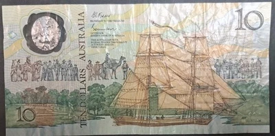 nd (1988) Australia 10 Dollars P49a AB29656695, 200 Years British Settlement. - Image 1 of 2