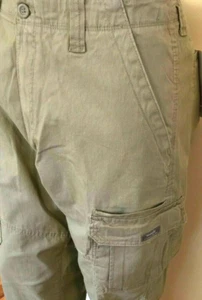 Herren Wrangler Cargo Relaxed Fit KHAKI KHAKIS ABWEW TECH 7 Taschen Hose Flex 44X - Bild 1 von 7