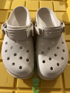 Nuevo Zueco Crocs Duet Max 2 Estuco 208776 160 Sandalia Informal Sin Cordones Para Hombre Talla 11” - Imagen 1 de 7