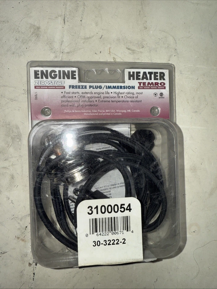 Calentador de motor-OHV Zerostart/Temro 3100054 Foto 1 de 4