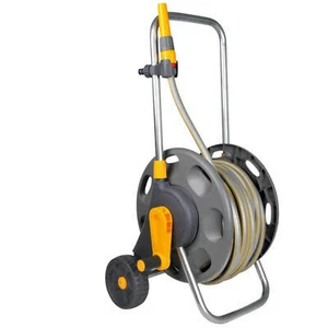 Hozelock Hose Reel Cart 1/2" / 12.5mm 30m Grey & Yellow - Picture 1 of 1