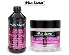 Mia Secret Liquid Monomer 16 Oz With Pink 1 Oz Acrylic Powder