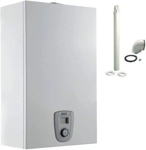 SCALDABAGNO A GAS BAXI TIRAGGIO FORZATO 17 LT BLU ACQUAPROJECT GPL A7841354 - Foto 1 di 10