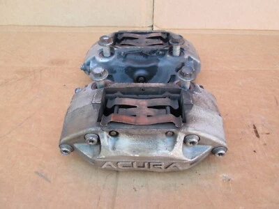 2005-2012 ACURA RL FRONT LEFT & RIGHT 4 PISTON BRAKE CALIPER SET PAIR OEM USED - Image 1 of 4