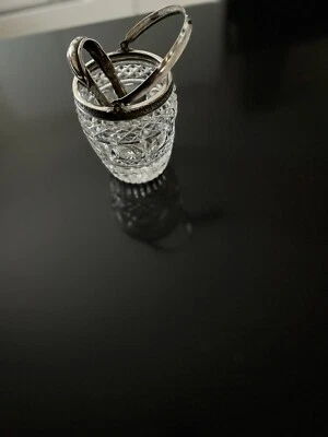 CESTELLO GHIACCIO Cristallo ed Argento - Immagine 1 di 2