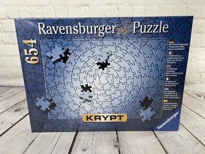 Rompecabezas RAVENSBURGER KRYPT Silver Ultimate Challenge 654 piezas NUEVO SELLADO Foto 1 de 4