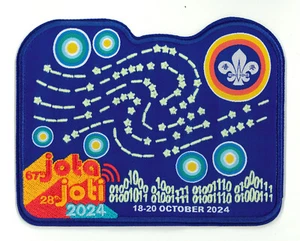 2024 Jamboree On The Air & Internet - HK SCOUTS JOTA / JOTI SCOUT OFFICIAL PATCH - Bild 1 von 2