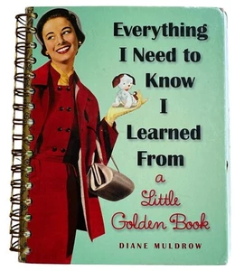 Everything I Need to Know - handmade blank notebook sketchbook journal upcycled - Picture 1 of 4