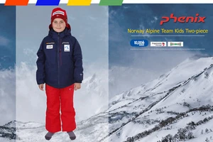 Kids Ski Suits Phenix Norway Alpine Team Suku Suku | Blue Red - Picture 1 of 12
