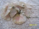 Ancienne fleur en soie. Coquelicot rose en dégradé.  Années 1930.   Réf n°466