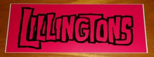 Lillingtons 8.25x3.25 Inch Pink Bumper Sticker - Picture 1 of 1