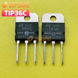 4PCS New ST TIP36C TO-247 PNP SILICON POWER TRANSISTORS - Picture 1 of 1