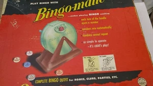 Rare VTG Board Game 1954 Transogram Bingo-matic Classic Bingo 3173  - Picture 1 of 5