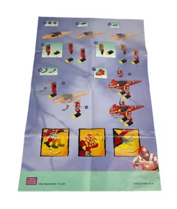 "Póster de colección Power Rangers Red Ranger Tyrannozord 2003 11""x17"" cómo construir" - Imagen 1 de 6