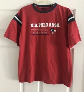U.S. Polo Assn. Red Mens Large Cotton Shirt - Picture 1 of 6