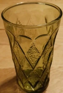 1960s Anchor Hocking Kimberly Avocado Green Glass. Midcentury Kitchenware - Picture 1 of 4