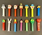 Vintage Pez Dispensers Lot Of 14 Made In Hungary Slovenia & China 1980S 1990S
