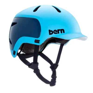 Bern Watts 2.0 EPS Helmet - Matte Ocean Blue - Picture 1 of 6