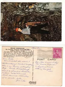 1960s postcard - Drilling Underground - Sudbury, Ontario Canada stk#taBZ - Picture 1 of 1