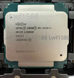 Intel Xeon E5-2698 V3 2.30GHz 16-core SR1XE LGA2011-3 CPU processor 2698V3 - Picture 1 of 1