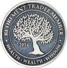 2014 Stansberry & Associates Retirement Trader Member 1 oz .999 Silver Round