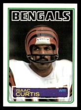 Isaac Curtis 1983 Topps Card #236 Cincinnati Bengals