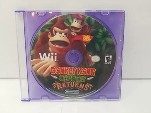 Donkey Kong Country Returns solo disco Nintendo Wii *TESTATO E FUNZIONANTE* - Foto 1 di 5