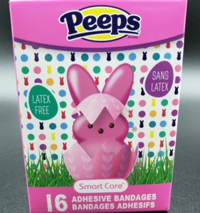 "PEEPS" Edition🐰Antibacterial Adhesive Bandages🩹"Latex Free" 16 Pcs / Pink Box - Picture 1 of 18