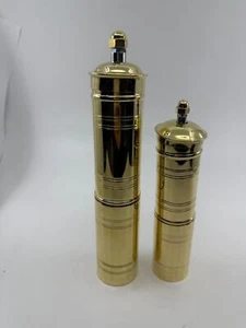traditionelle türkische Kaffeemühle Messing 2er SET - Bild 1 von 2