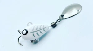 UF Studio Hurricane Tailspinner Spinnerbait Jigspinner Lure #WHITE GHOST - Picture 1 of 1
