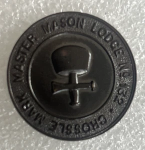 IRISH MASONIC TOKEN - Crossle Mark Master Mason - Lodge No. 132 - Ballymacarret - Bild 1 von 2