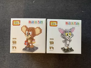 LOZ iBlock Fun Diamond Block—Tom & Jerry Set—(9446 & 9445) Brand New!! - Picture 1 of 6