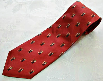 SUIZA-CORBATA CUELLO HOMBRE SEDA ROJA PAPILLON AUTÉNTICA VINTAGE Foto 1 de 4