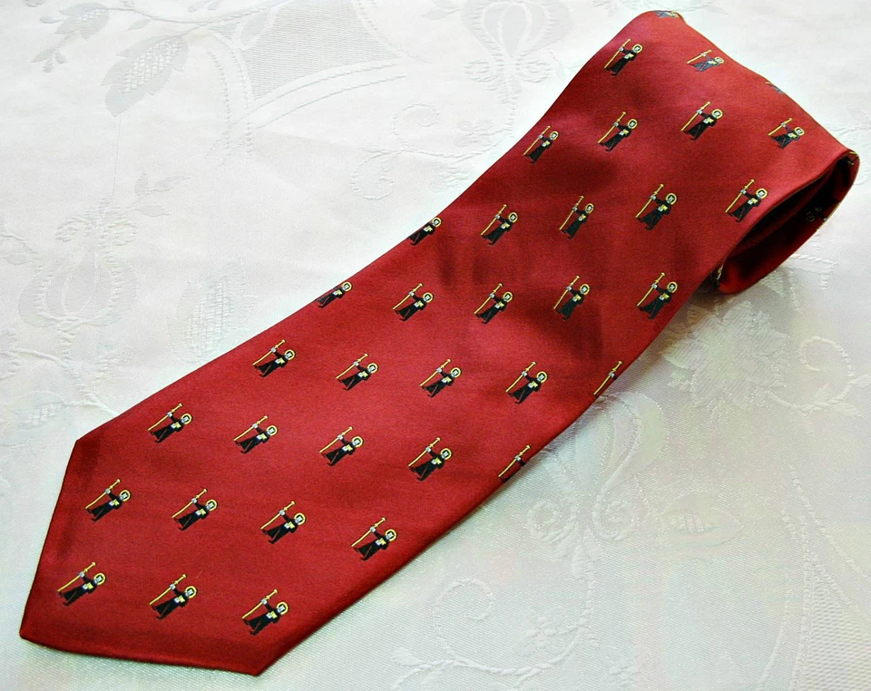 SUIZA-CORBATA CUELLO HOMBRE SEDA ROJA PAPILLON AUTÉNTICA VINTAGE Foto 1 de 4