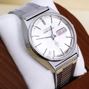 Seiko Grand Quartz Day Date Watch 2407 Used Collectible - Picture 1 of 9