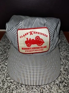 Vintage Class A Engineer Conductor Hat Cap. Mennonite Heritage Village. Man. Ca. - Picture 1 of 10